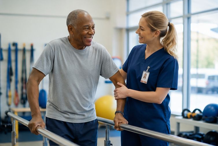 Residents in rehab at West Suburban Nursing & Rehabilitation