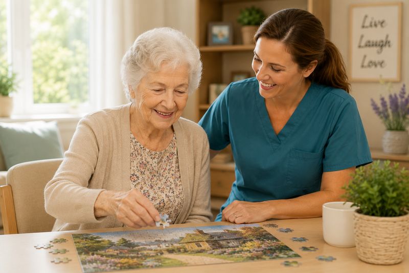 Memory care resident at West Suburban Nursing & Rehabilitation