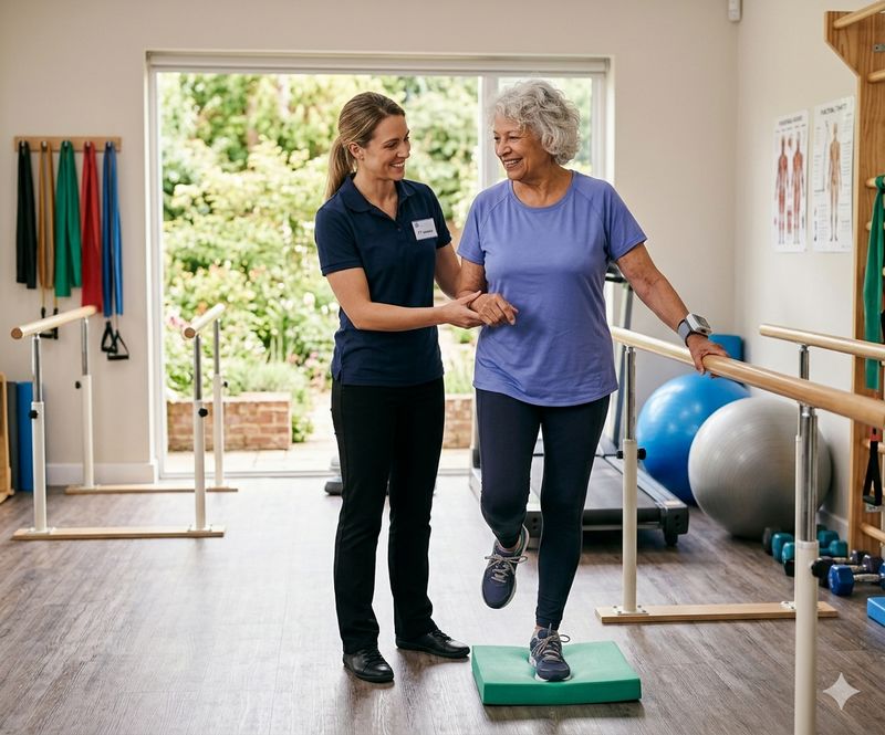 Physical therapy session at West Suburban Nursing & Rehabilitation